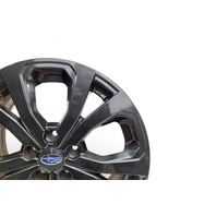 Subaru Forester 19-24 Alloy Wheel Rim 18x7 Black, 28111SJ060 #4, E064, OEM, 2019, 2020, 2021, 2022, 2023, 2024
