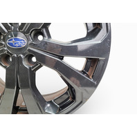 Subaru Forester 19-24 Alloy Wheel Rim 18x7 Black, 28111SJ060 #4, E064, OEM, 2019, 2020, 2021, 2022, 2023, 2024