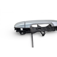 Subaru Forester 19-24 Exterior Door Handle Front Right/Passenger Silver Metallic, 61160FL011TQ, E064, OEM, 2019, 2020, 2021, 2022, 2023, 2024