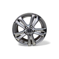 Honda CR-Z CRZ 11-12 Alloy Wheel 10 Spoke 16x6, #3, 42700-SZT-A91, E065, OEM, 2011, 2012 Honda CR-Z CRZ 11-12 Alloy Wheel 10 Spoke 16x6, #3, 42700-SZT-A91, E065, OEM, 2011, 2012