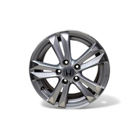 Honda CR-Z CRZ 11-12 Alloy Wheel 10 Spoke 16x6, #1, 42700-SZT-A91, E065, OEM, 2011, 2012 Honda CR-Z CRZ 11-12 Alloy Wheel 10 Spoke 16x6, #1, 42700-SZT-A91, E065, OEM, 2011, 2012