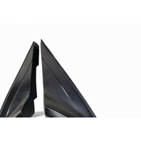 Honda CR-Z CRZ 11-16 Front Right/Left Door Pillar Corner Garnish Mirror Molding Set, 75495-SZT-G01, E065, OEM, 2011, 2012, 2013, 2014, 2015, 2016