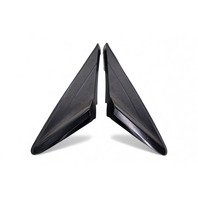 Honda CR-Z CRZ 11-16 Front Right/Left Door Pillar Corner Garnish Mirror Molding Set, 75495-SZT-G01, E065, OEM, 2011, 2012, 2013, 2014, 2015, 2016 Honda CR-Z CRZ 11-16 Front Right/Left Door Pillar Corner Garnish Mirror Molding Set, 75495-SZT-G01, E065, OEM, 2011, 2012, 2013, 2014, 2015, 2016