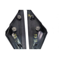 Honda CR-Z CRZ 11-16 Front Right/Left Door Pillar Corner Garnish Mirror Molding Set, 75495-SZT-G01, E065, OEM, 2011, 2012, 2013, 2014, 2015, 2016