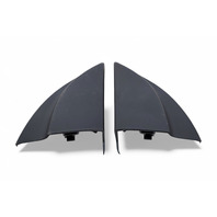 Honda CR-Z CRZ 11-16 Front Interior Door Pillar Corner Garnish Mirror Molding Set, E065, OEM, 2011, 2012, 2013, 2014, 2015, 2016