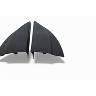 Honda CR-Z CRZ 11-16 Front Interior Door Pillar Corner Garnish Mirror Molding Set, E065, OEM, 2011, 2012, 2013, 2014, 2015, 2016