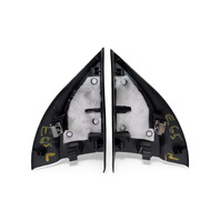 Honda CR-Z CRZ 11-16 Front Interior Door Pillar Corner Garnish Mirror Molding Set, E065, OEM, 2011, 2012, 2013, 2014, 2015, 2016