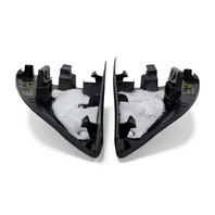 Honda CR-Z CRZ 11-16 Front Interior Door Pillar Corner Garnish Mirror Molding Set, E065, OEM, 2011, 2012, 2013, 2014, 2015, 2016