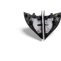 Honda CR-Z CRZ 11-16 Front Interior Door Pillar Corner Garnish Mirror Molding Set, E065, OEM, 2011, 2012, 2013, 2014, 2015, 2016