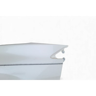 Honda CR-Z CRZ 11-16 Fender Front Left/Driver Side, White Pearl, 60260-SZT-G90ZZ, E065, OEM, 2011, 2012, 2013, 2014, 2015, 2016