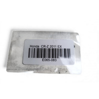 Honda CR-Z CRZ 11-12 Front Bumper Cover Assembly Platinum White, 04711-SZT-A90ZZ, E065, OEM, 2011, 2012