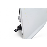 Honda Insight 19-22 Rear Door Assembly Left/Driver Platinum White, 67550-TXM-A91ZZ, E066, OEM, 2019, 2020, 2021, 2022