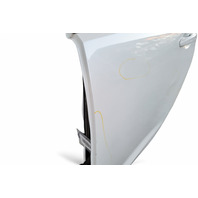 Honda Insight 19-22 Rear Door Assembly Left/Driver Platinum White, 67550-TXM-A91ZZ, E066, OEM, 2019, 2020, 2021, 2022