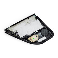 Acura ILX 19-22 Rear Right/Passenger Door Panel Black Leather 83701-TV9-A31ZE, E067, OEM, 2019, 2020, 2021, 2022