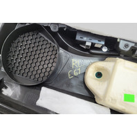 Acura ILX 19-22 Rear Left/Driver Door Panel Black Leather 83751-TV9-A31ZE, E067, OEM, 2019, 2020, 2021, 2022