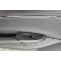 Acura ILX 19-22 Rear Left/Driver Door Panel Black Leather 83751-TV9-A31ZE, E067, OEM, 2019, 2020, 2021, 2022