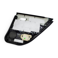 Acura ILX 19-22 Rear Left/Driver Door Panel Black Leather 83751-TV9-A31ZE, E067, OEM, 2019, 2020, 2021, 2022