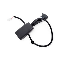 Acura ILX 16-22 Seat Belt Buckle, Front Right/Passenger Side Black 04813-TX6-A40ZC, E067, OEM, 2016, 2017, 2018, 2019, 2020, 2021, 2022