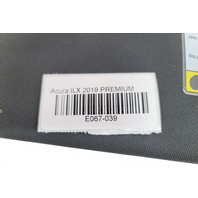 Acura ILX 16-21 Sunvisor Shade Sun Visor Left/Right Black 83280-TV9-A83ZC, E067, OEM, 2016, 2017, 2018, 2019, 2020, 2021