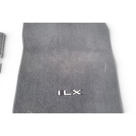 Acura ILX 19-22 Interior Carpet 4 Piece Floor Mat Set Black 83600-T3R-A01ZA, E067, OEM, 2019, 2020, 2021, 2022