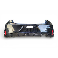 Acura ILX A-SPEC 19-22 Rear Bumper Cover Assembly Black, 04715-T3R-A90ZZ, E067, OEM, 2019, 2020, 2021, 2022