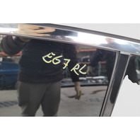 Acura ILX 16-22 Rear Left Door Assembly Black, 67550-TX6-A81ZZ, E067 2019, OEM, 2016, 2017, 2018, 2019, 2020, 2021, 2022