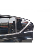 Acura ILX 16-22 Rear Left Door Assembly Black, 67550-TX6-A81ZZ, E067 2019, OEM, 2016, 2017, 2018, 2019, 2020, 2021, 2022