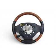 Lexus ES300H 13-14 Steering Wheel with Wood Grain Trim 45100-33810-C0, E068, OEM, 2013, 2014