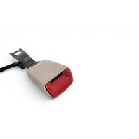 Lexus ES300h 13-16 Seatbelt Front Right Seat Belt Buckle Ivory, 73230-33740-A1, E068, OEM, 2013, 2014, 2015, 2016