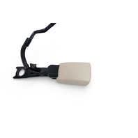 Lexus ES300h 13-16 Seatbelt Front Right Seat Belt Buckle Ivory, 73230-33740-A1, E068, OEM, 2013, 2014, 2015, 2016