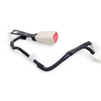 Lexus ES300h 13-16 Seatbelt Front Right Seat Belt Buckle Ivory, 73230-33740-A1, E068, OEM, 2013, 2014, 2015, 2016