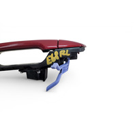 Lexus ES300h 13-18 Rear Left/Driver Outer Door Handle Assembly Red, 69220-48040-D0, E068, OEM, 2013, 2014, 2015, 2016, 2017, 2018