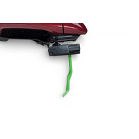 Lexus ES300h 13-18 Rear Right/Passenger Outer Door Handle Assembly Red, 69210-48040-D0, E068, OEM, 2013, 2014, 2015, 2016, 2017, 2018
