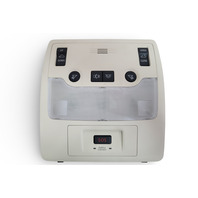 Lexus ES300h 13-16 Overhead Console Pocket HomeLink Dome Light Gray/Grey 63605-33010-A0, E068, OEM, 2013, 2014, 2015, 2016