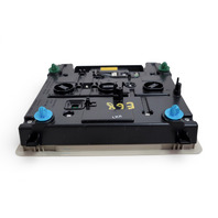 Lexus ES300h 13-16 Overhead Console Pocket HomeLink Dome Light Gray/Grey 63605-33010-A0, E068, OEM, 2013, 2014, 2015, 2016