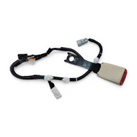 Lexus ES300h 13-16 Seatbelt Front Left Seat Belt Buckle Ivory, 73230-33730-A1, E068, OEM, 2013, 2014, 2015, 2016