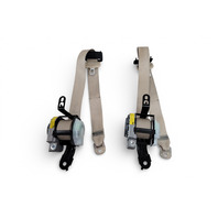 Lexus ES300h 13-18 Rear Left/right Seat Belt Ivory Set, 73360-33240-A1, E068, OEM, 2013, 2014, 2015, 2016, 2017, 2018