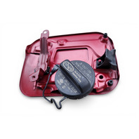 Lexus ES300h 13-18 Fuel Filler Gas Lid Door Red, 77350-33220, E068, OEM, 2013, 2014, 2015, 2016, 2017, 2018