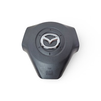 Mazda 3 Speed MazdaSpeed 04-09 Driver Air Wheel Bag Black BN8P-57-K00A, E069, OEM, 2004, 2005, 2006, 2007, 2008, 2009