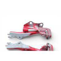 Mazda 3 MazdaSpeed 07-09 Hood Hinge Left/Right 2 Piece Set Kit Red, BR5G-52-420B, E069, OEM, 2007, 2008, 2009