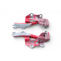 Mazda 3 MazdaSpeed 07-09 Hood Hinge Left/Right 2 Piece Set Kit Red, BR5G-52-420B, E069, OEM, 2007, 2008, 2009