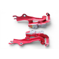 Mazda 3 MazdaSpeed 07-09 Hood Hinge Left/Right 2 Piece Set Kit Red, BR5G-52-420B, E069, OEM, 2007, 2008, 2009