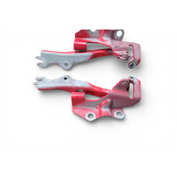 Mazda 3 MazdaSpeed 07-09 Hood Hinge Left/Right 2 Piece Set Kit Red, BR5G-52-420B, E069, OEM, 2007, 2008, 2009