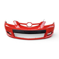 Mazda 3 Speed MazdaSpeed 07-09 Front Bumper Cover Red, B37F-50-031D-BB, E069, OEM, 2007, 2008, 2009