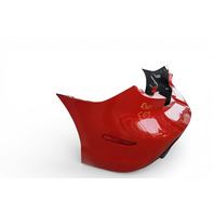 Mazda 3 Speed MazdaSpeed 07-09 Rear Bumper Cover Assembly Red, BA6R-50-221E-BB, E069, OEM, 2007, 2008, 2009