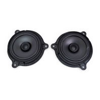 Nissan Leaf 15-24 Front/Rear Door Radio Audio Speaker Left/Right Set, 28156-9FF0A E070, OEM, 2015, 2016, 2017, 2018, 2019, 2020, 2021, 2022, 2023, 2024