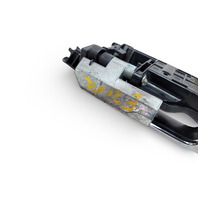 Nissan Leaf 15-24 Exterior Door Handle, Front Right/Passenger 80640-9RB0A, E070, OEM, 2015, 2016, 2017, 2018, 2019, 2020, 2021, 2022, 2023, 2024