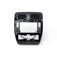 Nissan Leaf 13-17 Center Panel Trim Panel Radio Bezel Black 68260-3NF0A, E070, OEM, 2013, 2014, 2015, 2016, 2017