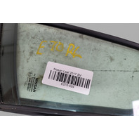 Nissan Leaf 13-17 Rear Door Vent Glass Left/Driver 82221-3NF1A, E070, OEM, 2013, 2014, 2015, 2016, 2017