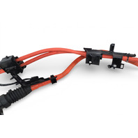 Nissan Leaf 13-17 Battery Charge Port Cable Wire Orange 296B1-3NF0A, E070, OEM, 2013, 2014, 2015, 2016, 2017